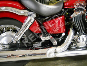 PE2-Passenger Peg Extensions Honda VTX Shadow Magna Yamaha Bolt - Image 3